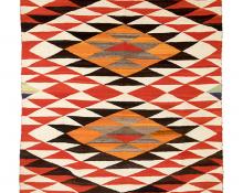Navajo, Transitional Blanket, Navajo, circa 1870, vintage, antique, textile, weaving, rug, 19th century, late classic period, diamond, black, brown, white, red, orange, gray, southwestern, art for sale, native american indian