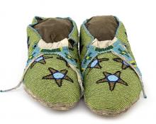 Moccasins, Cree, circa 1890