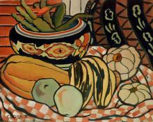 Francis Marian Cronk, "Untitled (Still Life)", oil on canvas, 1933