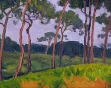 Carl Eric Olaf Lindin, "Florida", oil, c. 1934
