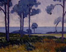 Carl Eric Olaf Lindin, "Florida", oil, c. 1934