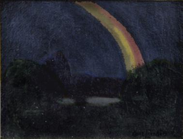Carl Eric Olaf Lindin, "Rainbow", oil, 1906