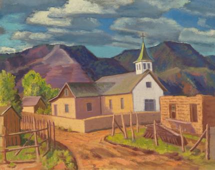 Paul Kauvar Smith, "Chapel", oil, c. 1935