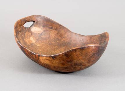 Antique Burl Wood Carved bowl maple or ash native american indian woodlands great lakes tribe for sale purchase buy consign denver colorado art gallery museum auction