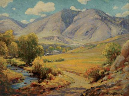 Robert Alexander Graham, "Turkey Creek Cut Off, No. 18", oil, c. 1925