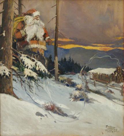 Paul Gregg, "Yuletide", oil on canvas, 1927