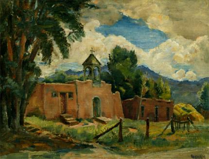 Ejnar Hansen, "La Cienga", oil, c. 1930