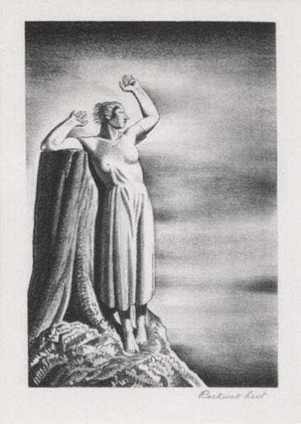 Rockwell Kent, "Untitled", lithograph, c. 1930