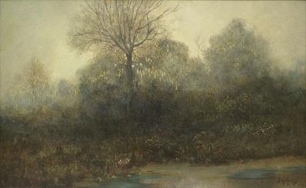 William A. Knapp, "Untitled (Colorado River)", oil, c. 1900