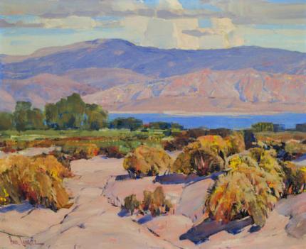 Paul Lauritz, "Mono Lake (California)", oil on linen, c. 1935