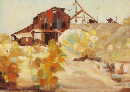 Conrad Buff, "Untitled (Mine)", oil painting for sale