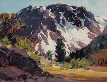 Hanson Duvall Puthuff, "On Ranch Creek", oil, 10-20-1925