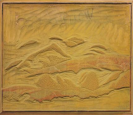 Gustave Baumann, "Coast Range", wood