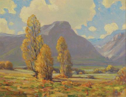 Robert Alexander Graham, "Golden Gate Canyon (Colorado)", oil, circa 1925