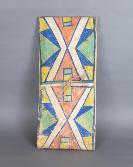 Native American Indian Parfleche Plateau abstract painting antique vintage old for sale purchase buy gallery