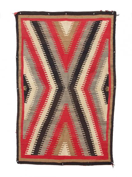 Ganado Trading Post Regional Rug, Navajo, circa 1930, vintage old for sale purchase buy auction