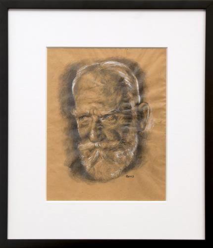 Herndon Davis, Portrait, Man, beard, art, for sale, denver, colorado, gallery, vintage