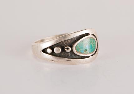 vintage old pawn navajo jewelry ring silver turquoise for sale purchase consign sell auction art gallery museum denver colorado