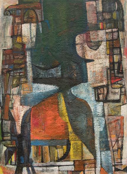 William Sharp, "Legend", oil painting, 1955-56