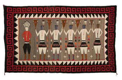 Pictorial Weaving, Navajo, circa 1930 for sale purchase consign auction denver Colorado art gallery museum