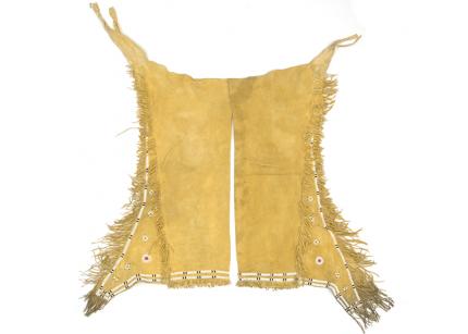 Leggings, Plains, beadwork, beaded, 19th century Native American Indian antique vintage art for sale purchase auction consign denver colorado art gallery museum