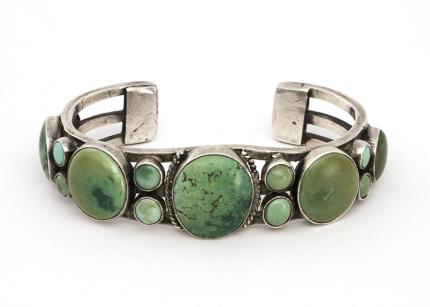 Old pawn navajo silver bracelet turquoise Native American Indian antique vintage art for sale purchase auction consign denver colorado art gallery museum