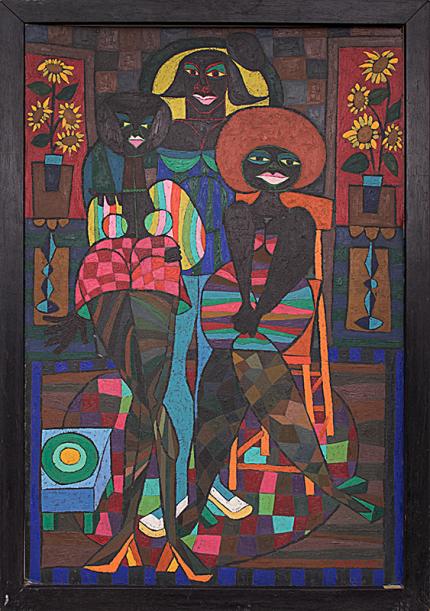 Edward Marecak, "Judgement of Paris", oil painting fine art for sale purchase buy sell auction consign denver colorado art gallery museum