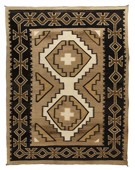 vintage Navajo Rug crystal trading post 1920 19th century Native American Indian antique vintage art for sale purchase auction consign denver colorado art gallery museum