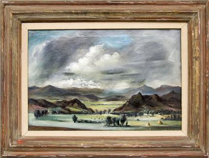 Arnold Blanch vintage 1930s painting for sale, "Colorado Landscape", oil, circa 1935