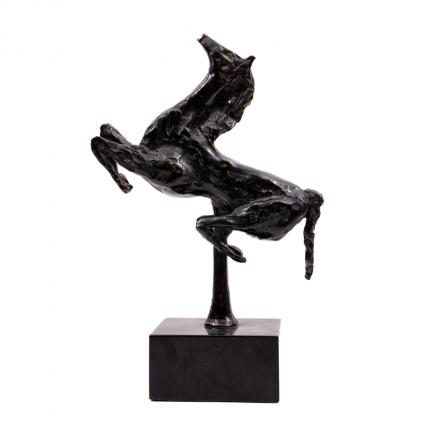Eunice Katz, sculpture, Horse, bronze, carousel, 1960, 1970, 1980, artist, woman, female, jewish, Fine art, art, for sale, buy, purchase, Denver, Colorado, gallery, historic, antique, vintage, artwork, original, authentic