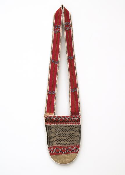 Bandolier Bag, Tahltan, circa 1870 19th century Native American Indian antique vintage art for sale purchase auction consign denver colorado art gallery museum