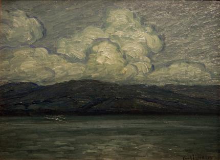 Carl Eric Olaf Lindin, "Untitled (Sweden)", oil, c. 1920