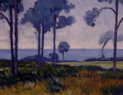 Carl Eric Olaf Lindin, "Florida", oil, c. 1934