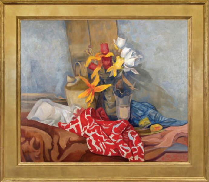 JE Thompson still life oil painting fine art for sale purchase buy sell auction consign denver colorado art gallery museum