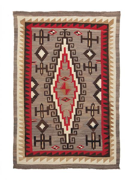 Regional Rug, Navajo, circa 1930 ganado vintage trading post for sale purchase auction consign art gallery denver colorado
