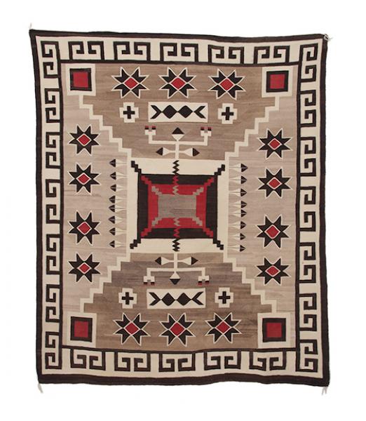 J.B. Moore Crystal Trading Post rug navajo vintage antique for sale purchase consign sell auction art gallery museum denver colorado