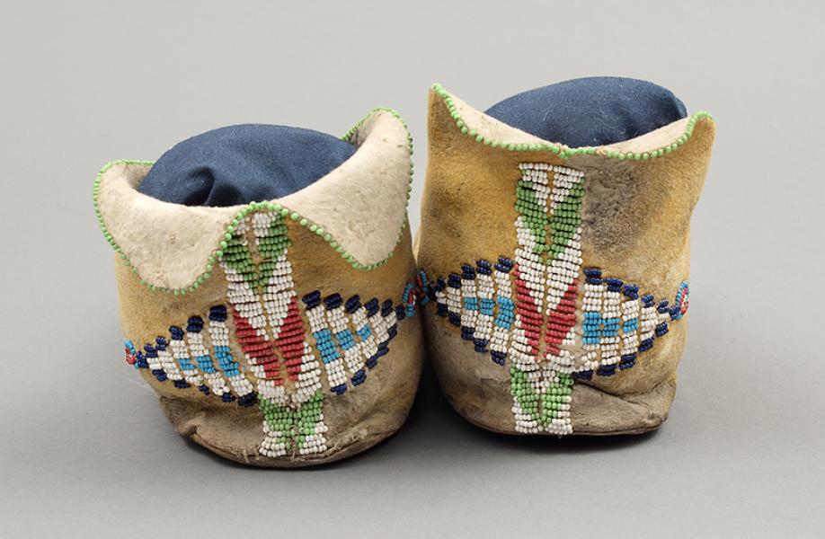 Moccasins, Apache, circa 1880 art gallery purchase