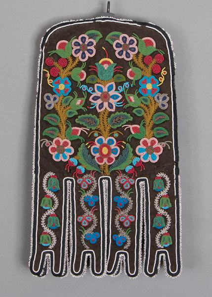 Octopus Bag, Metis, circa 1890 antique american indian beadwork for sale purchase consign auction art gallery museum denver