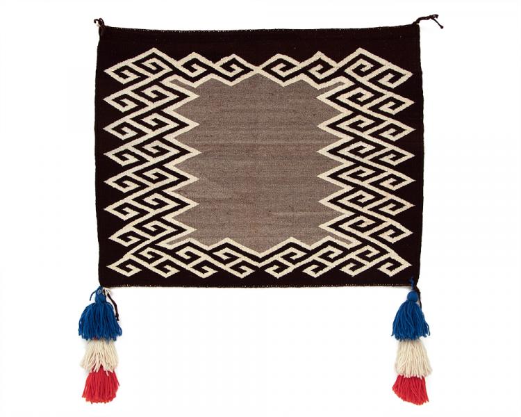 Saddle Blanket, Navajo, 1930 Native American Indian antique vintage art for sale purchase auction consign denver colorado art gallery museum