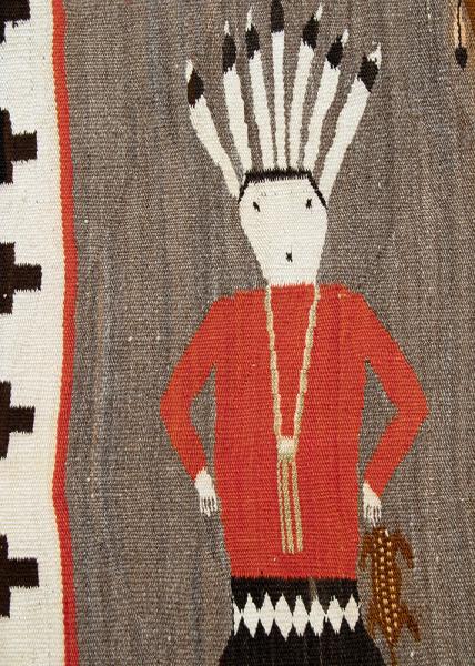 Pictorial Weaving, Navajo, circa 1930 for sale purchase consign auction denver Colorado art gallery museum