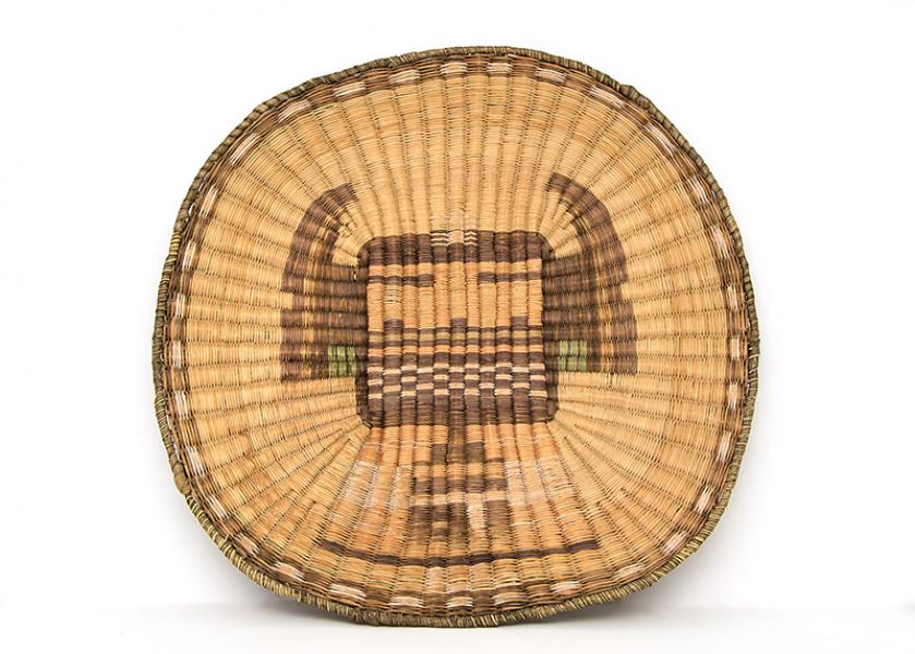 Wicker Plaque, Hopi Third Mesa, 19th century Native American Indian antique vintage art for sale purchase auction consign denver colorado art gallery museum