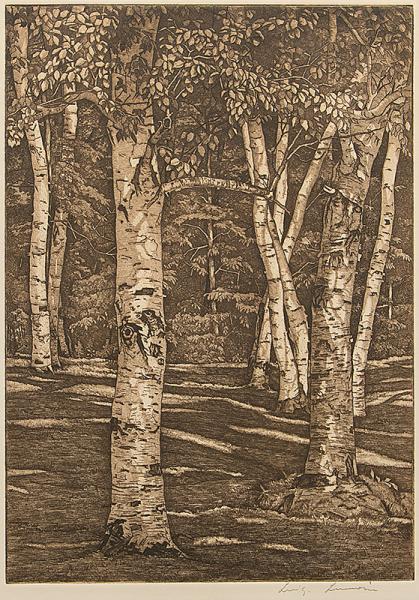 Luigi Lucioni etching art