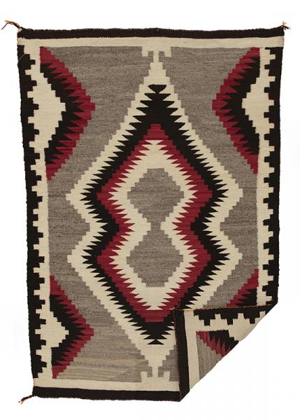 navajo trading post rug ganado 1900 1920s vintage old antique for sale