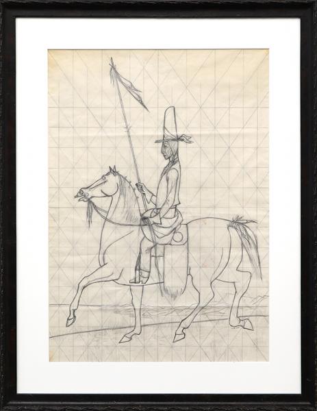 Verona Burkhard Drawing For Sale, Fine Art For Sale, Denver Art Gallery, History, Museum, Murals