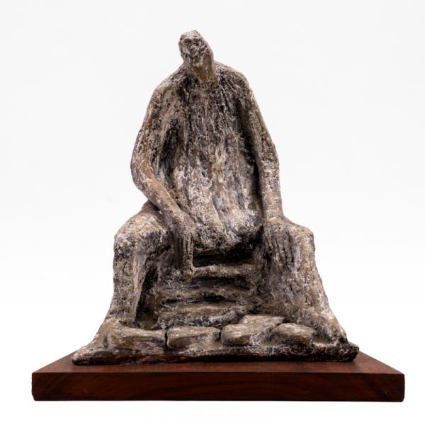 Eunice Katz, Moses, sculpture, ceramic, modern, biblical, 1960, 1970, 1980, Fine art, art, for sale, buy, purchase, Denver, Colorado, gallery, historic, antique, vintage, artwork, original, authentic