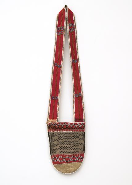 Bandolier Bag, Tahltan, circa 1870 19th century Native American Indian antique vintage art for sale purchase auction consign denver colorado art gallery museum